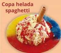 Un buen plato de espagueti...de helado, claro!!!